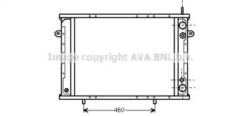 AVA QUALITY COOLING rt2085 -  Радиатор, охлаждение двигателя
